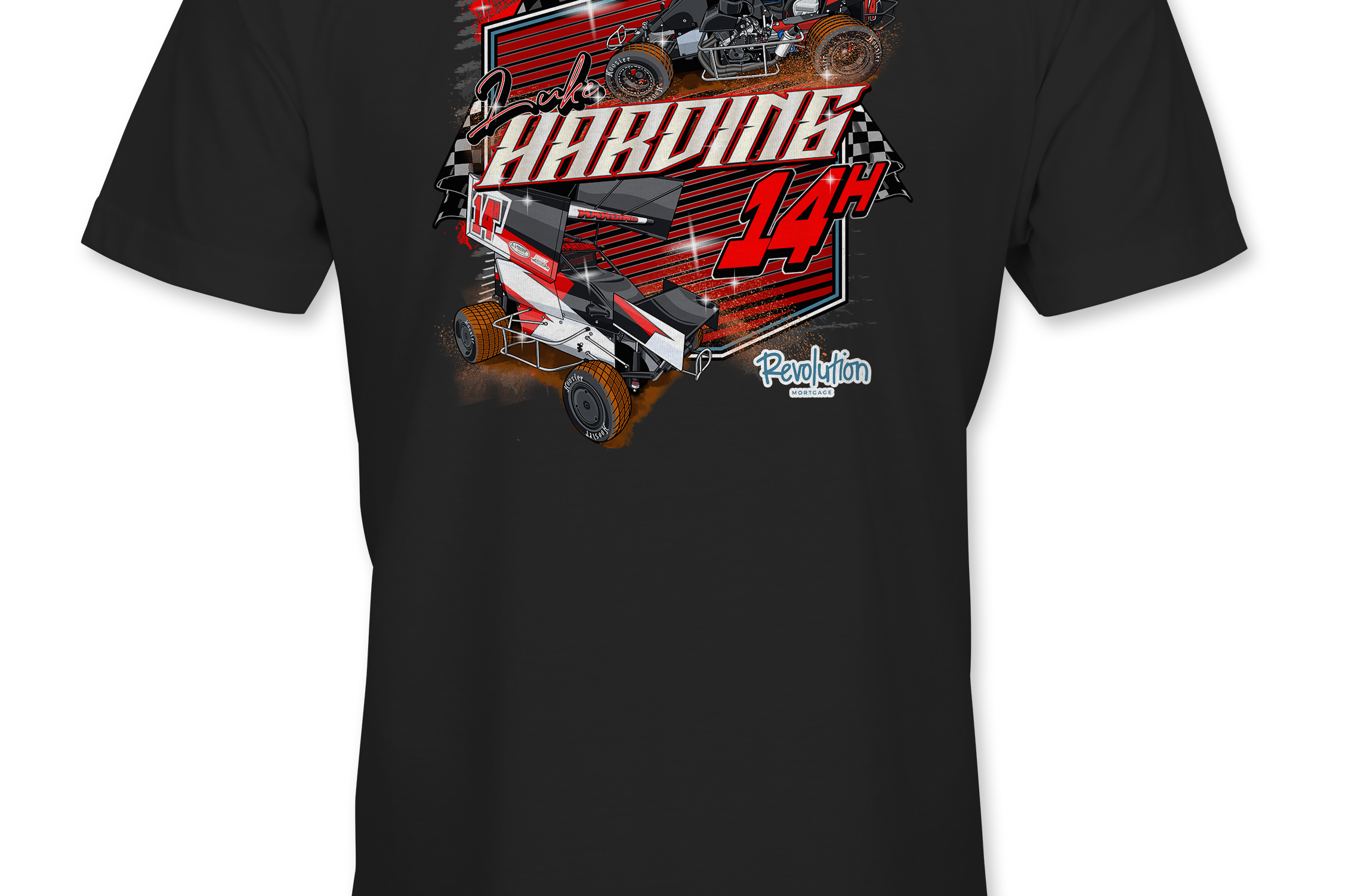 Luke Harding T-Shirts Black Acid Apparel