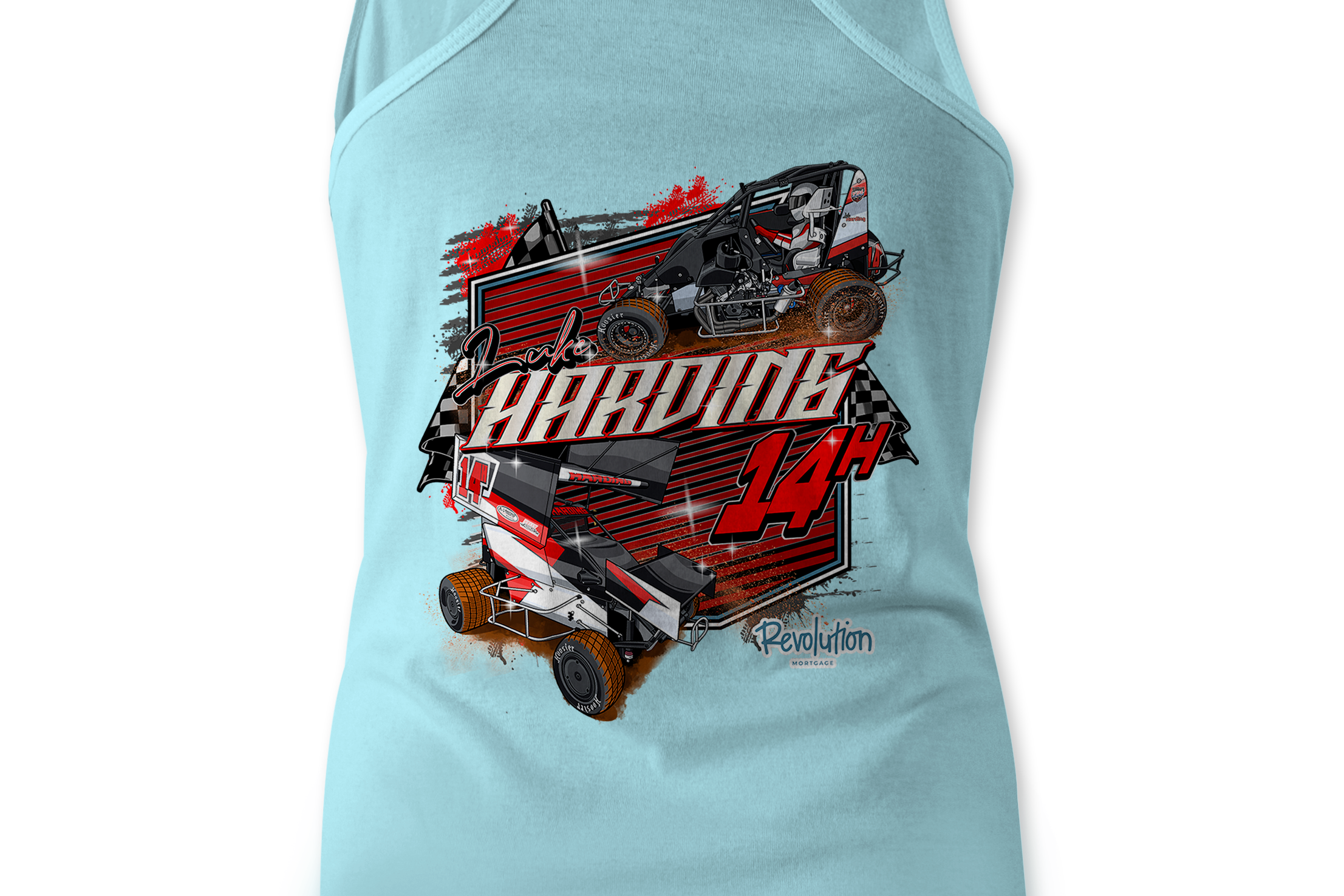 Luke Harding Tank Tops Black Acid Apparel