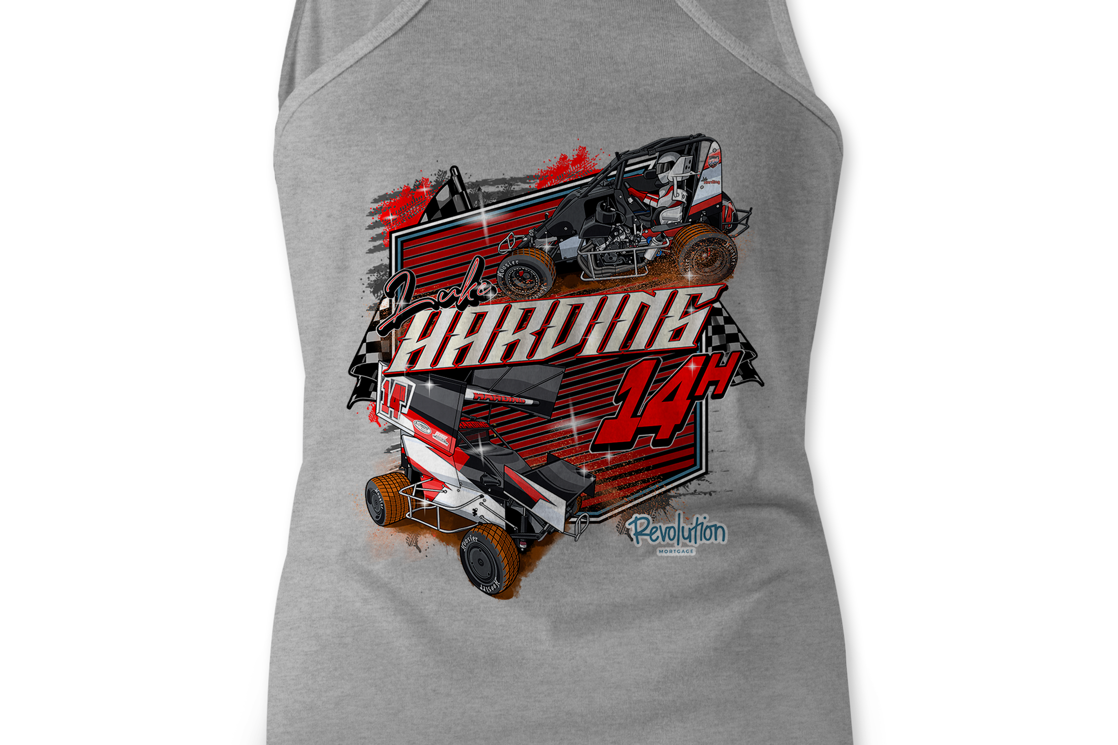 Luke Harding Tank Tops Black Acid Apparel