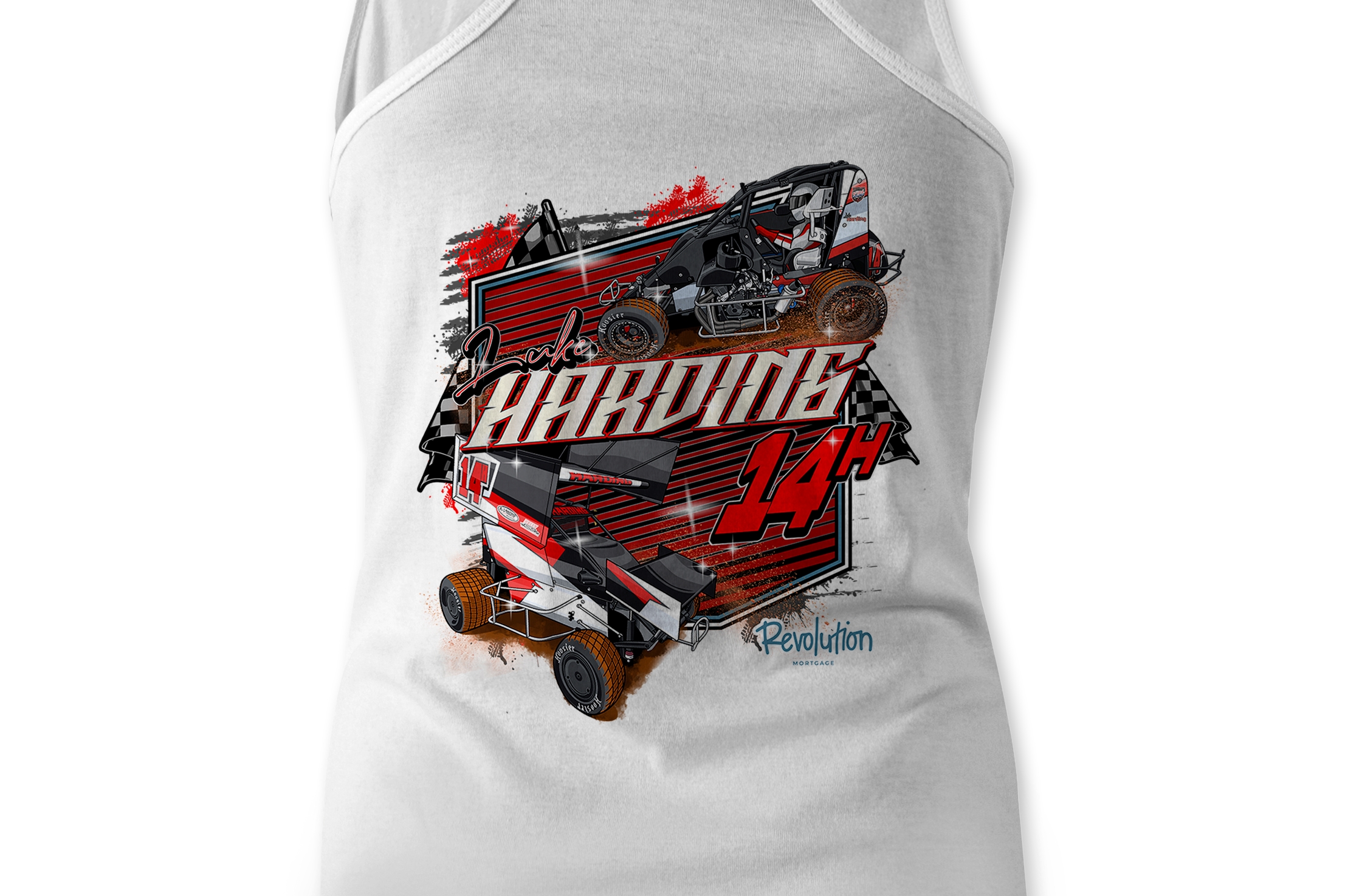 Luke Harding Tank Tops Black Acid Apparel