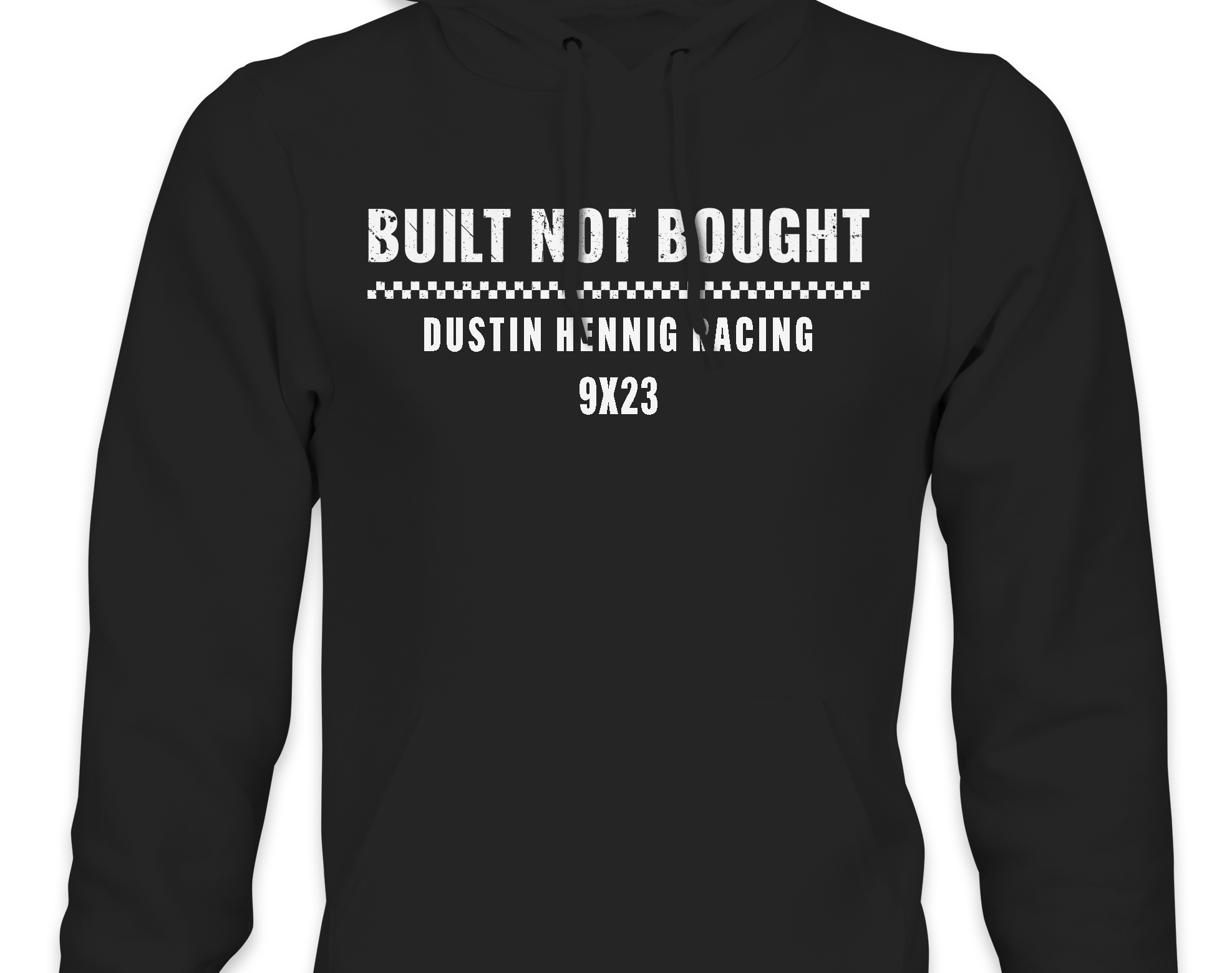 Dustin Built Dustin Hennig Built Not Bought 2026 Hoodies – Black Acid Apparel