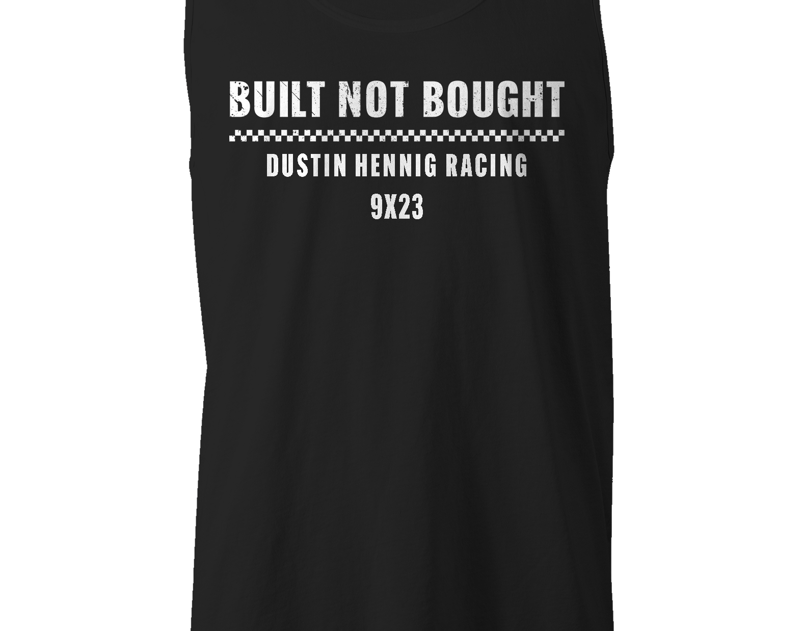 Dustin Built Dustin Hennig Built Not Bought 2026 Men's Tank Tops – Black Acid Apparel