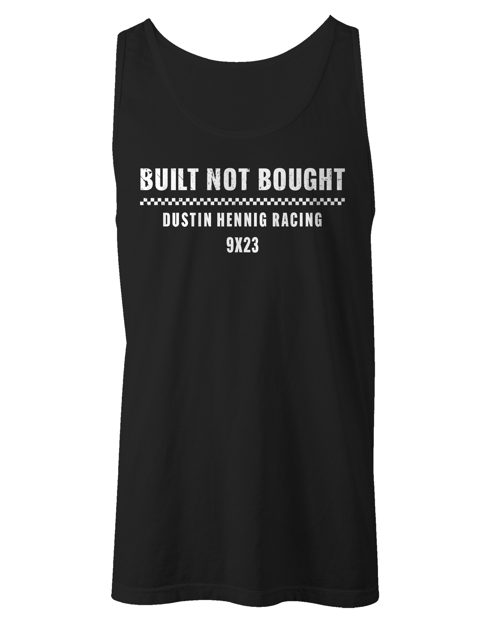 Dustin Built Dustin Hennig Built Not Bought 2026 Men's Tank Tops – Black Acid Apparel