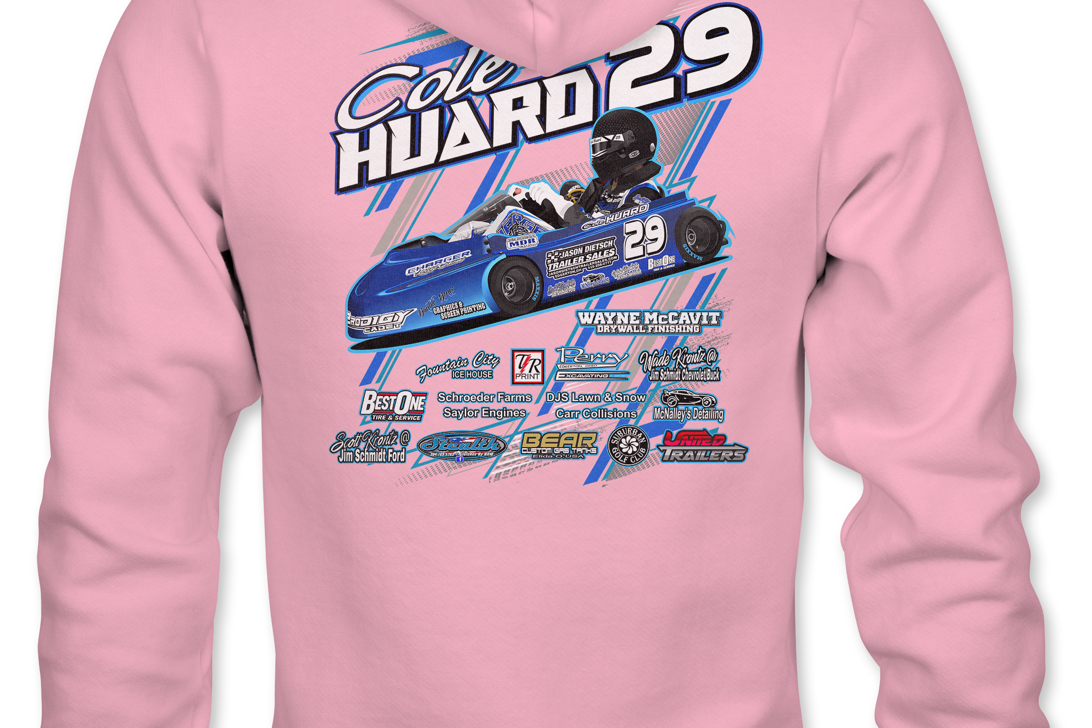 Cole Huard Hoodies Black Acid Apparel
