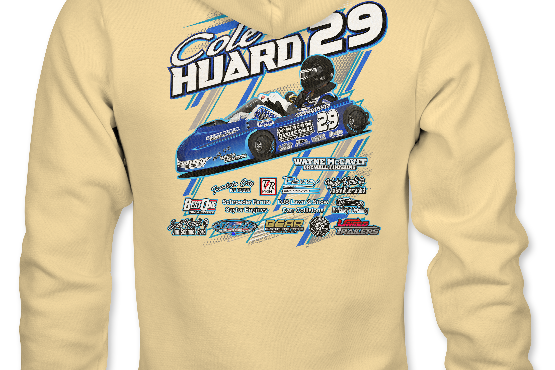 Cole Huard Hoodies Black Acid Apparel