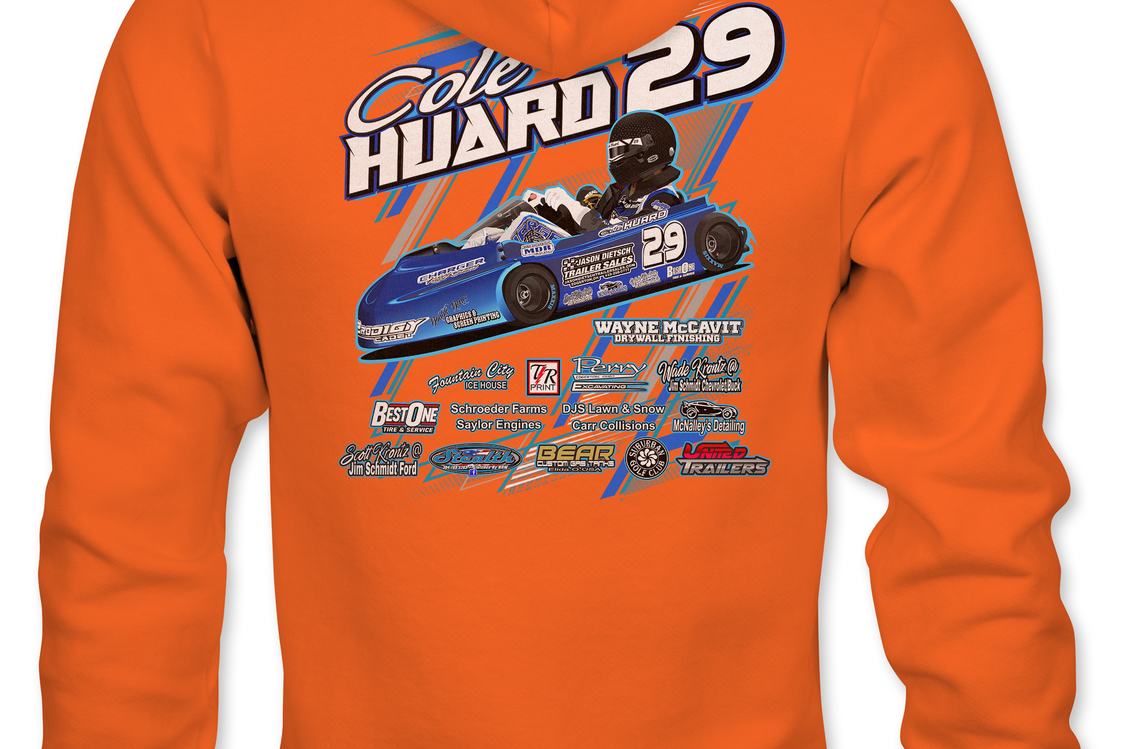 Cole Huard Hoodies Black Acid Apparel