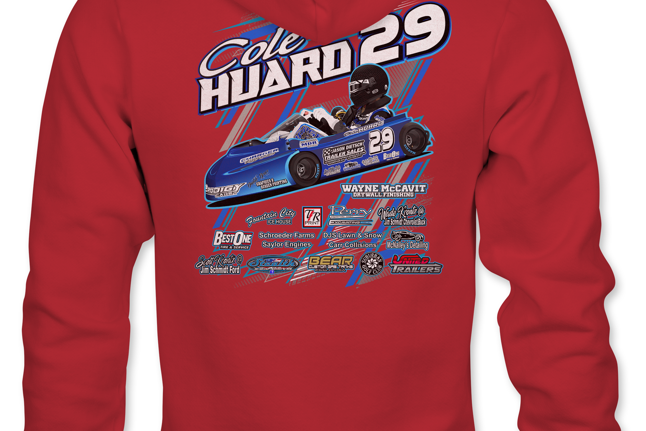 Cole Huard Hoodies Black Acid Apparel
