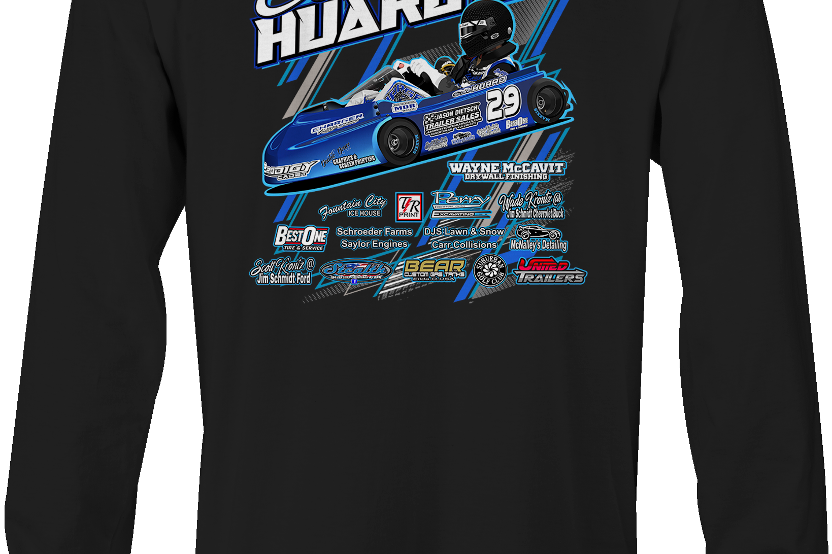 Cole Huard Long Sleeves Black Acid Apparel