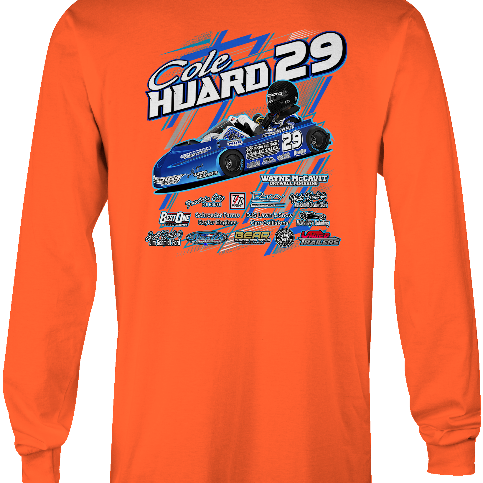 Cole Huard Long Sleeves Black Acid Apparel