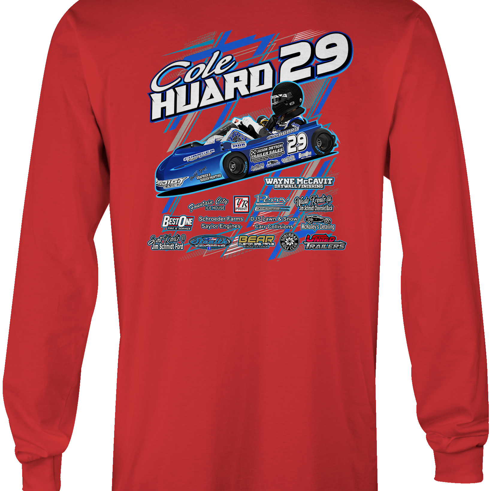 Cole Huard Long Sleeves Black Acid Apparel