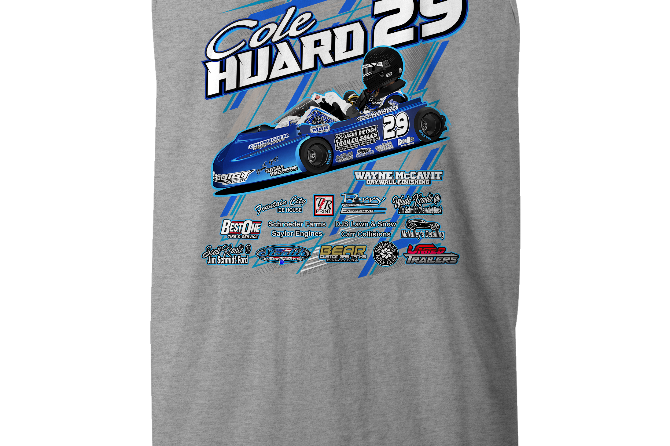 Cole Huard Tank Tops Black Acid Apparel