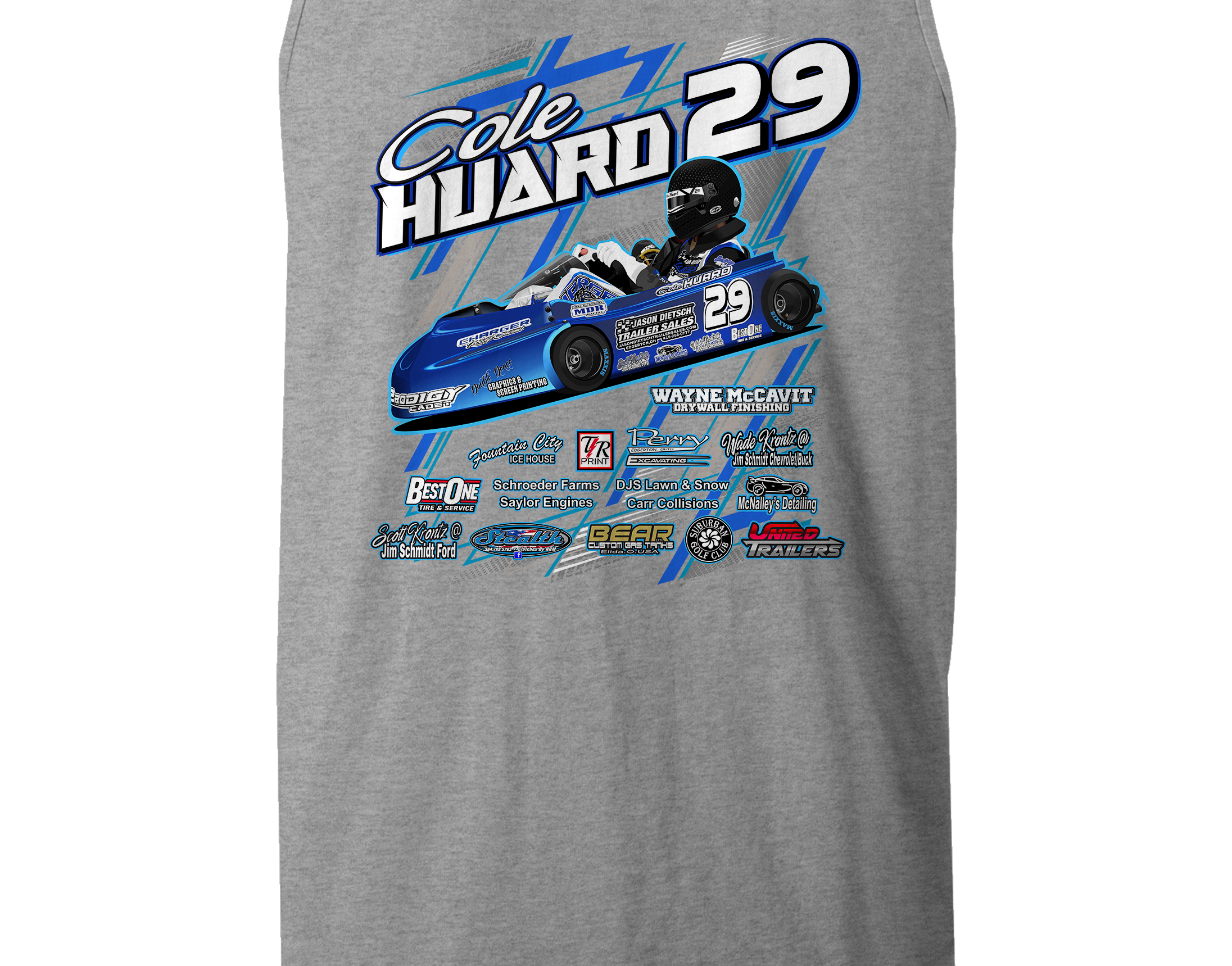 Cole Huard Tank Tops Black Acid Apparel