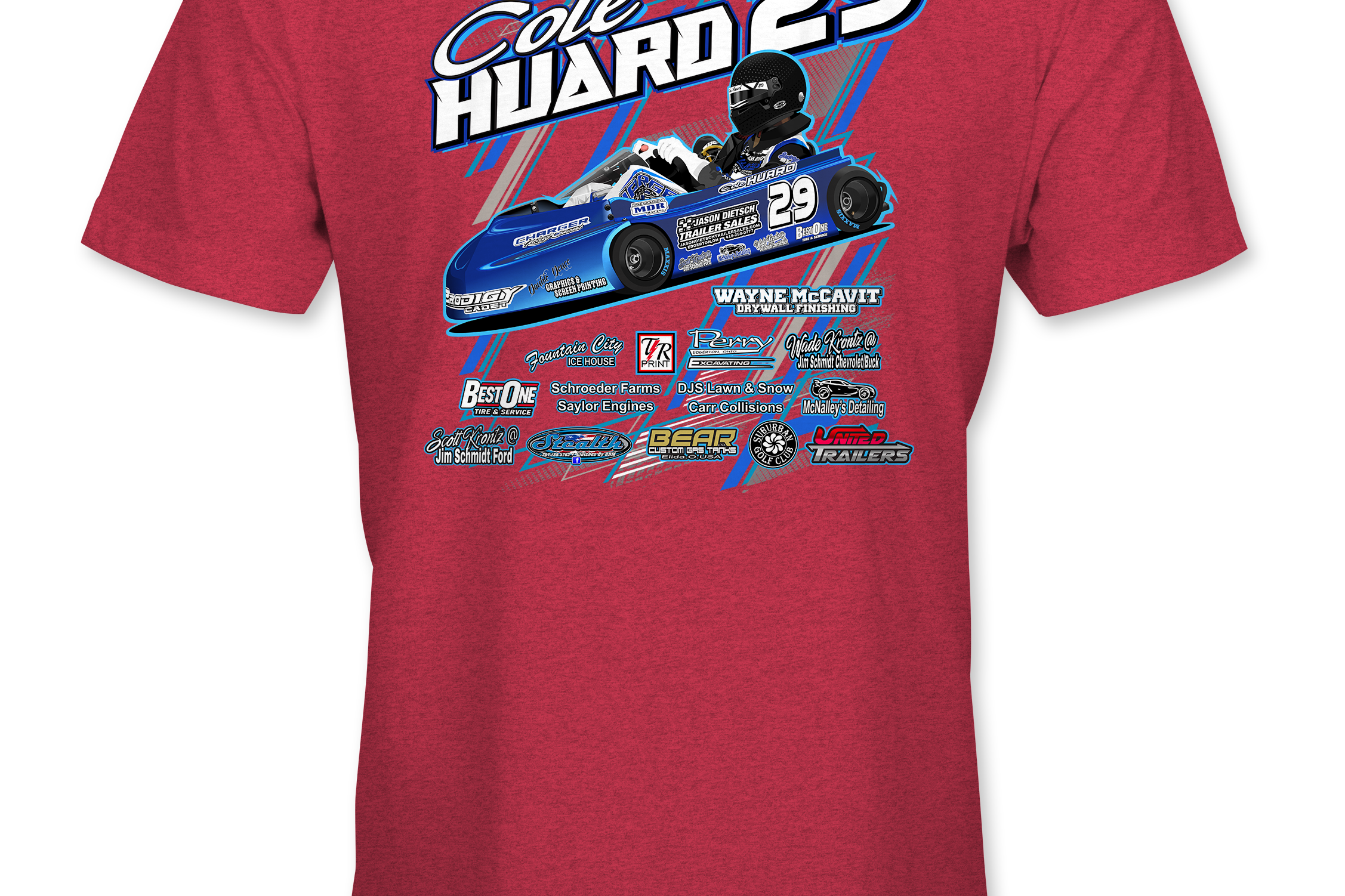 Cole Huard T-Shirts Black Acid Apparel