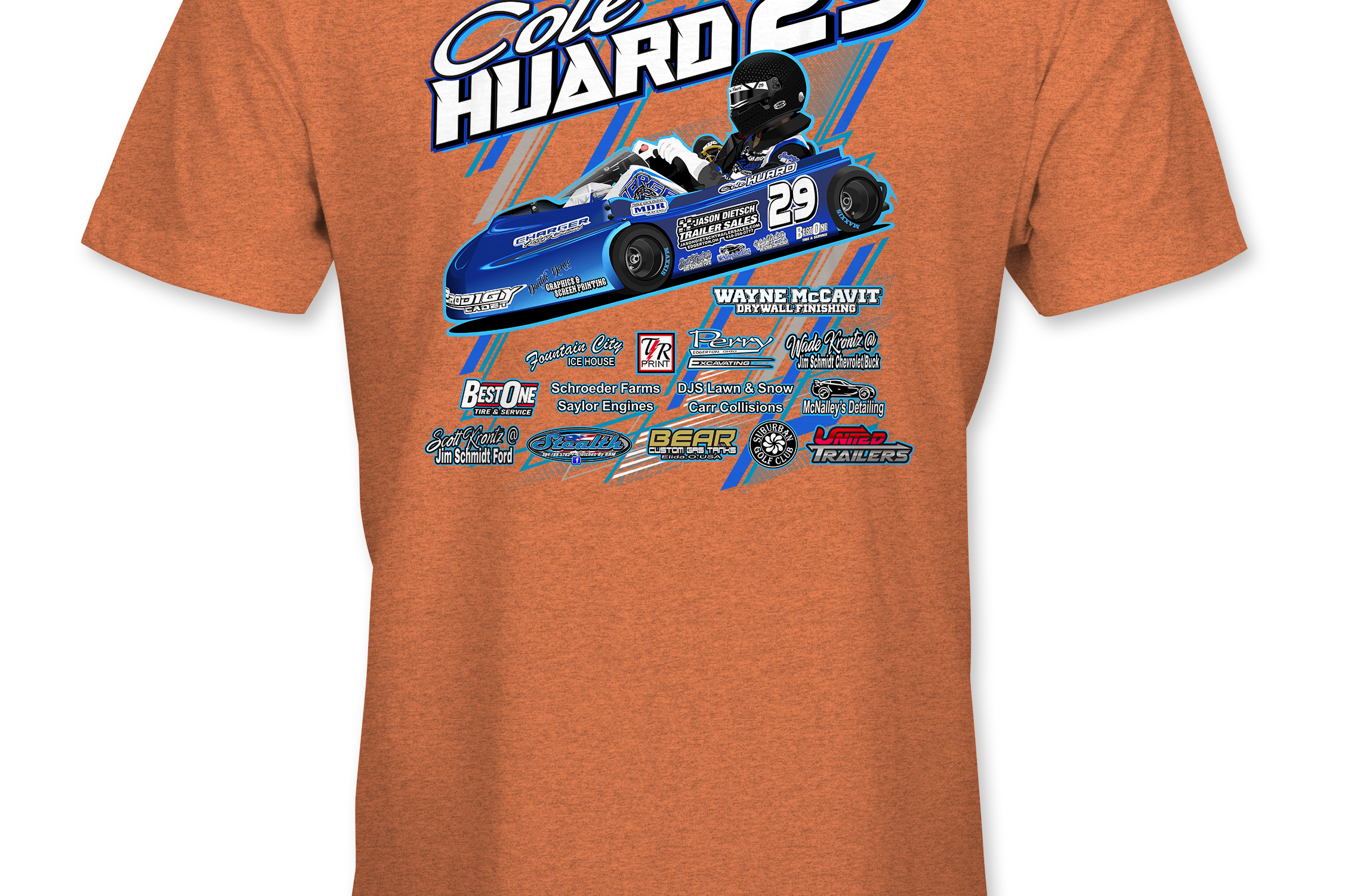 Cole Huard T-Shirts Black Acid Apparel