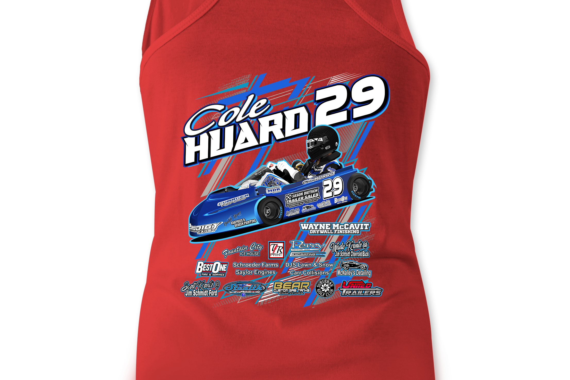 Cole Huard Tank Tops Black Acid Apparel