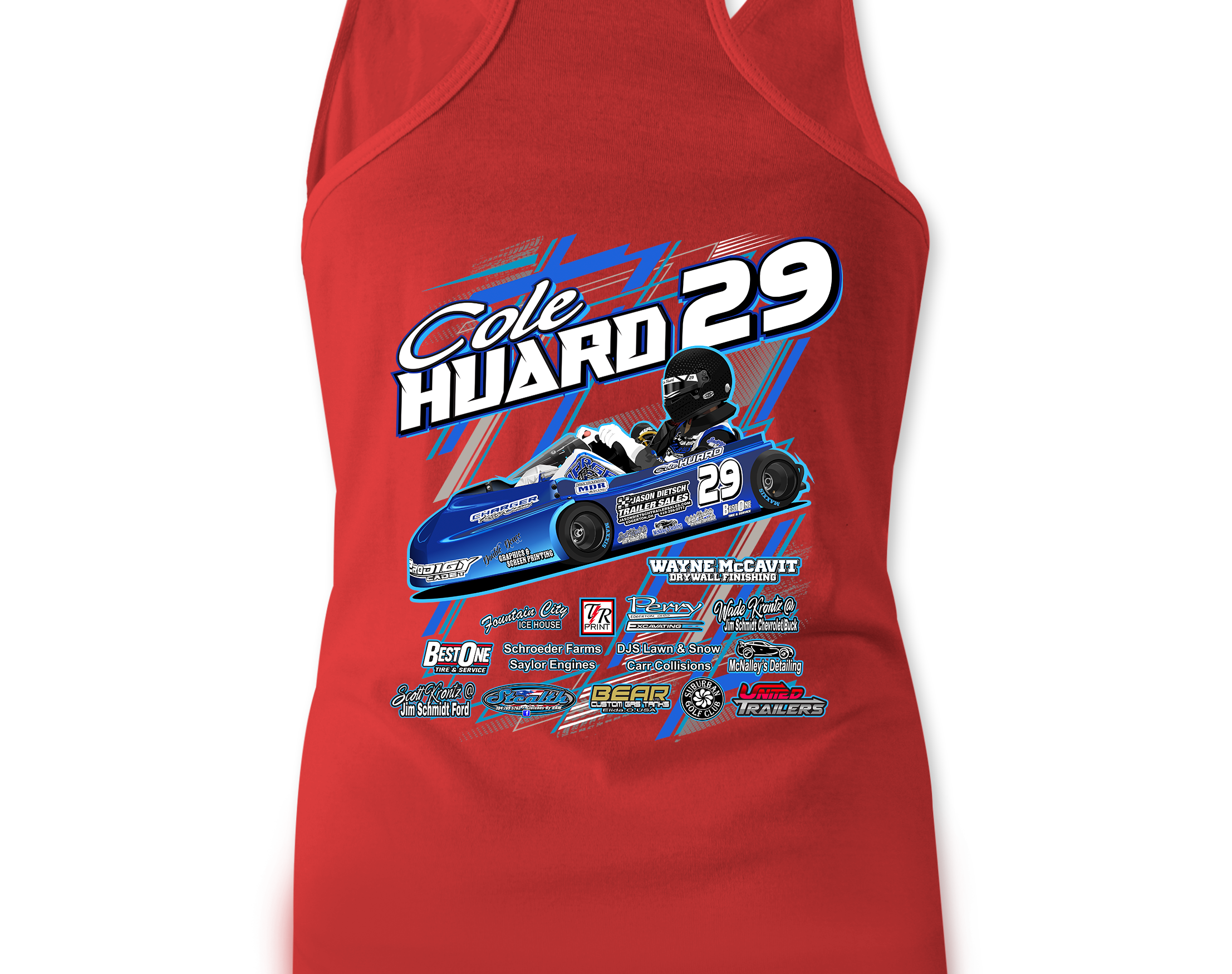 Cole Huard Tank Tops Black Acid Apparel