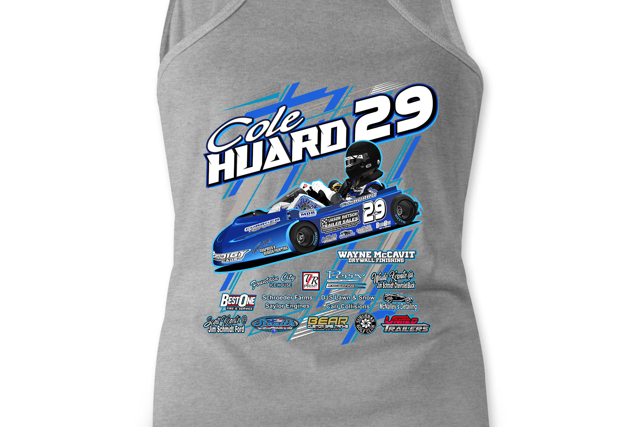 Cole Huard Tank Tops Black Acid Apparel