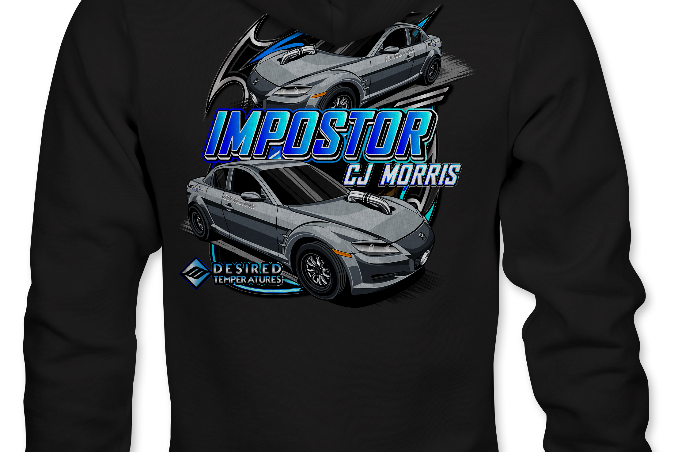 Desired Temperatures Hoodies Black Acid Apparel