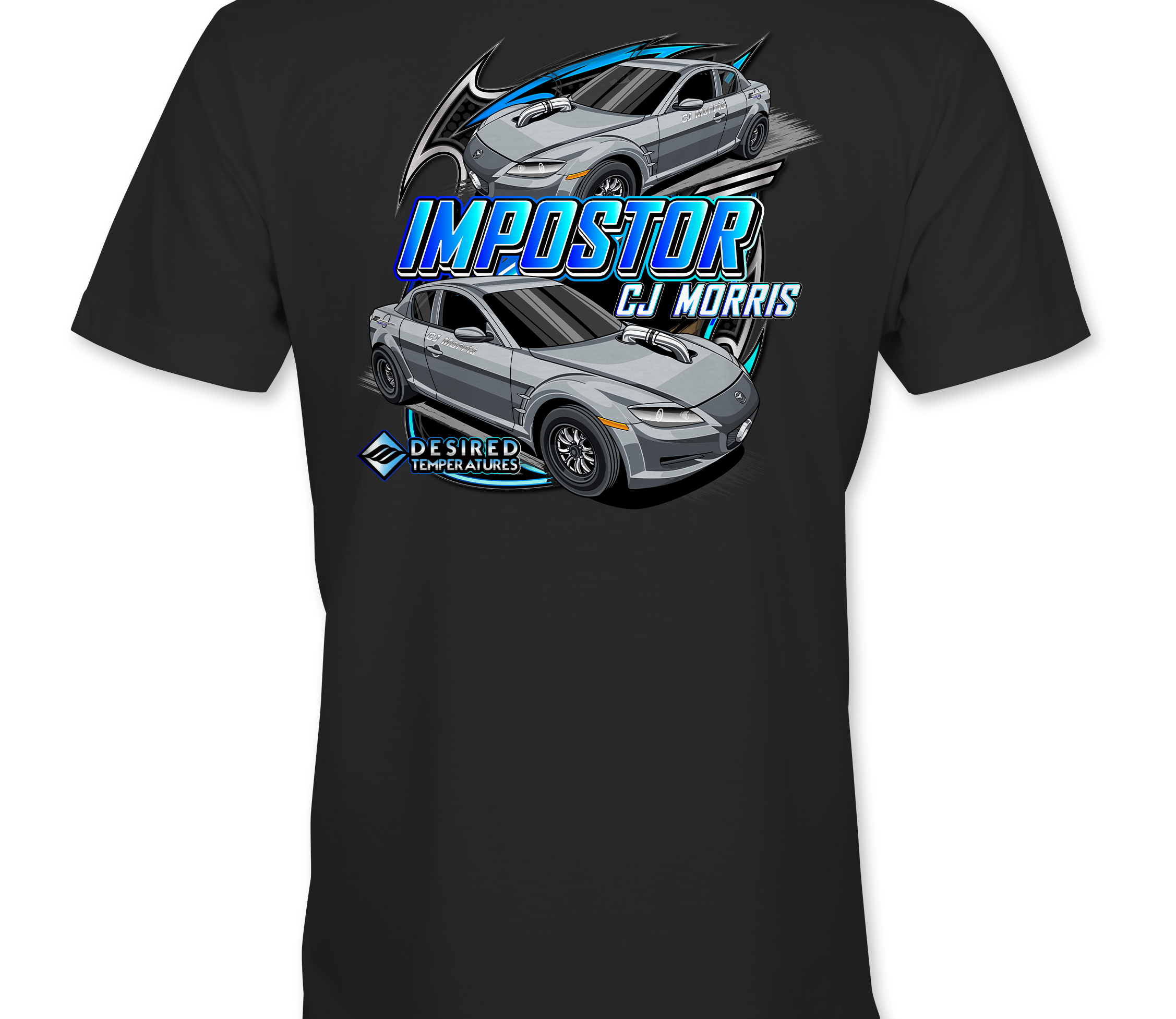 Desired Temperatures T-Shirts Black Acid Apparel