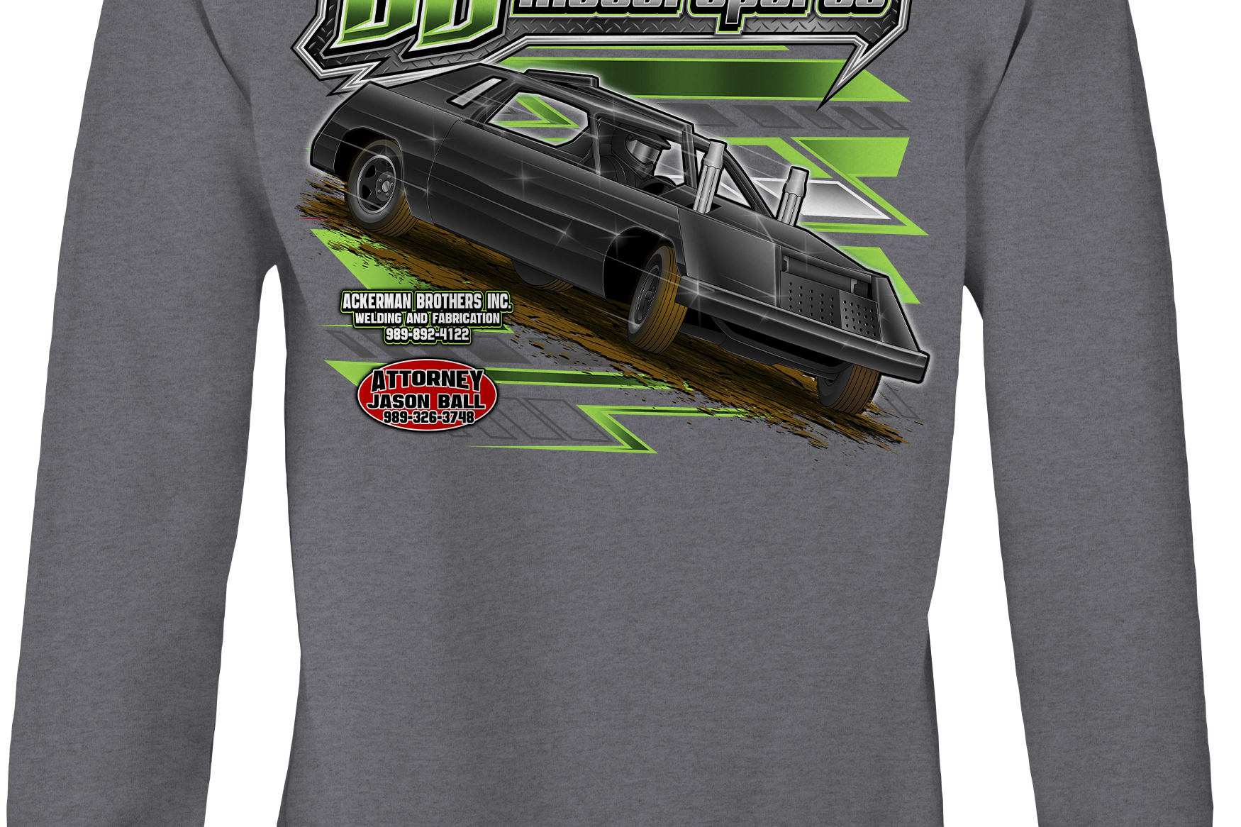 JD Motorsports Crew Neck Sweats shirts