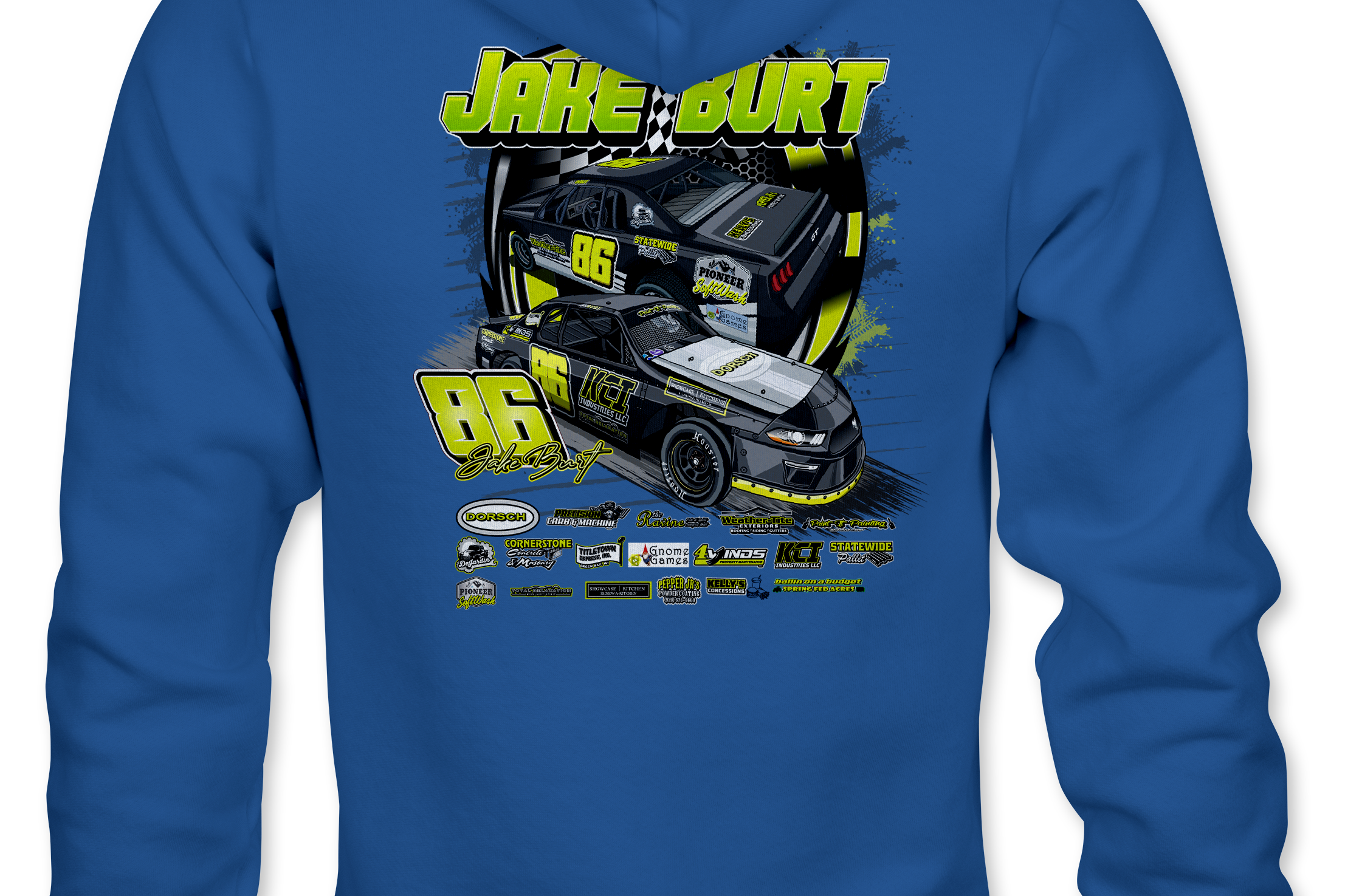 Jake Burt Hoodies Black Acid Apparel