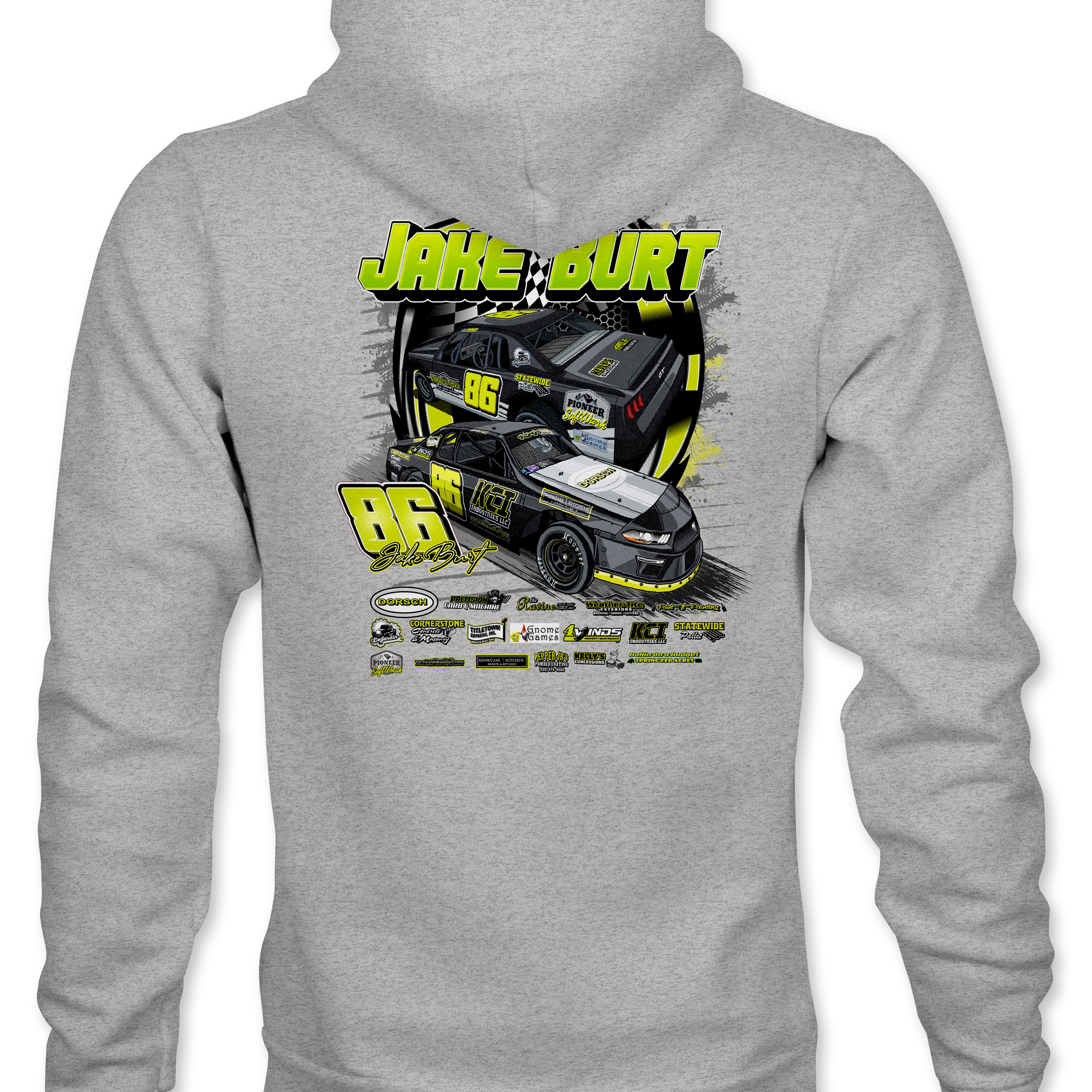 Jake Burt Hoodies Black Acid Apparel