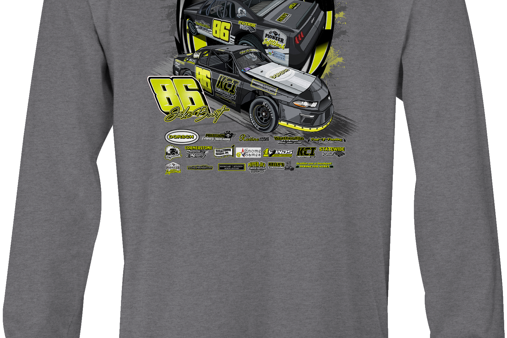 Jake Burt Long Sleeves Black Acid Apparel