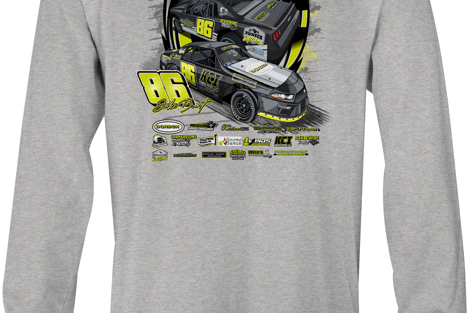 Jake Burt Long Sleeves Black Acid Apparel