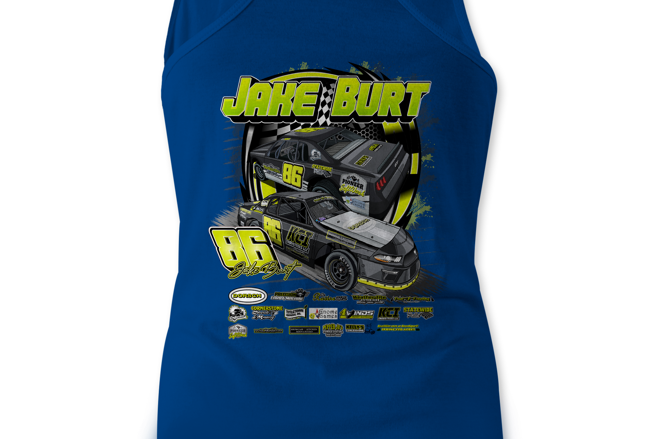 Jake Burt Tank Tops Black Acid Apparel