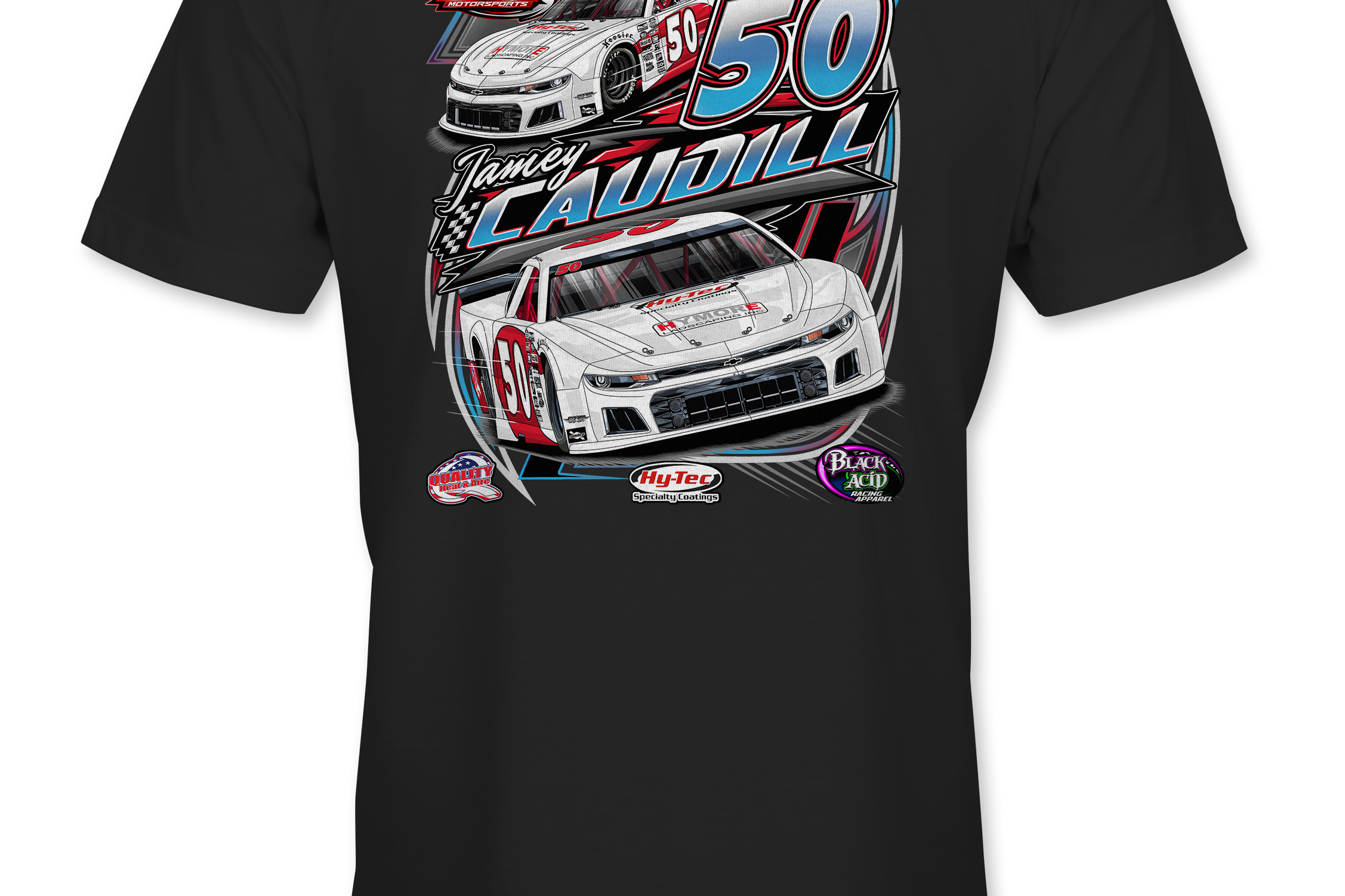 Jamey Caudill T-Shirts Black Acid Apparel
