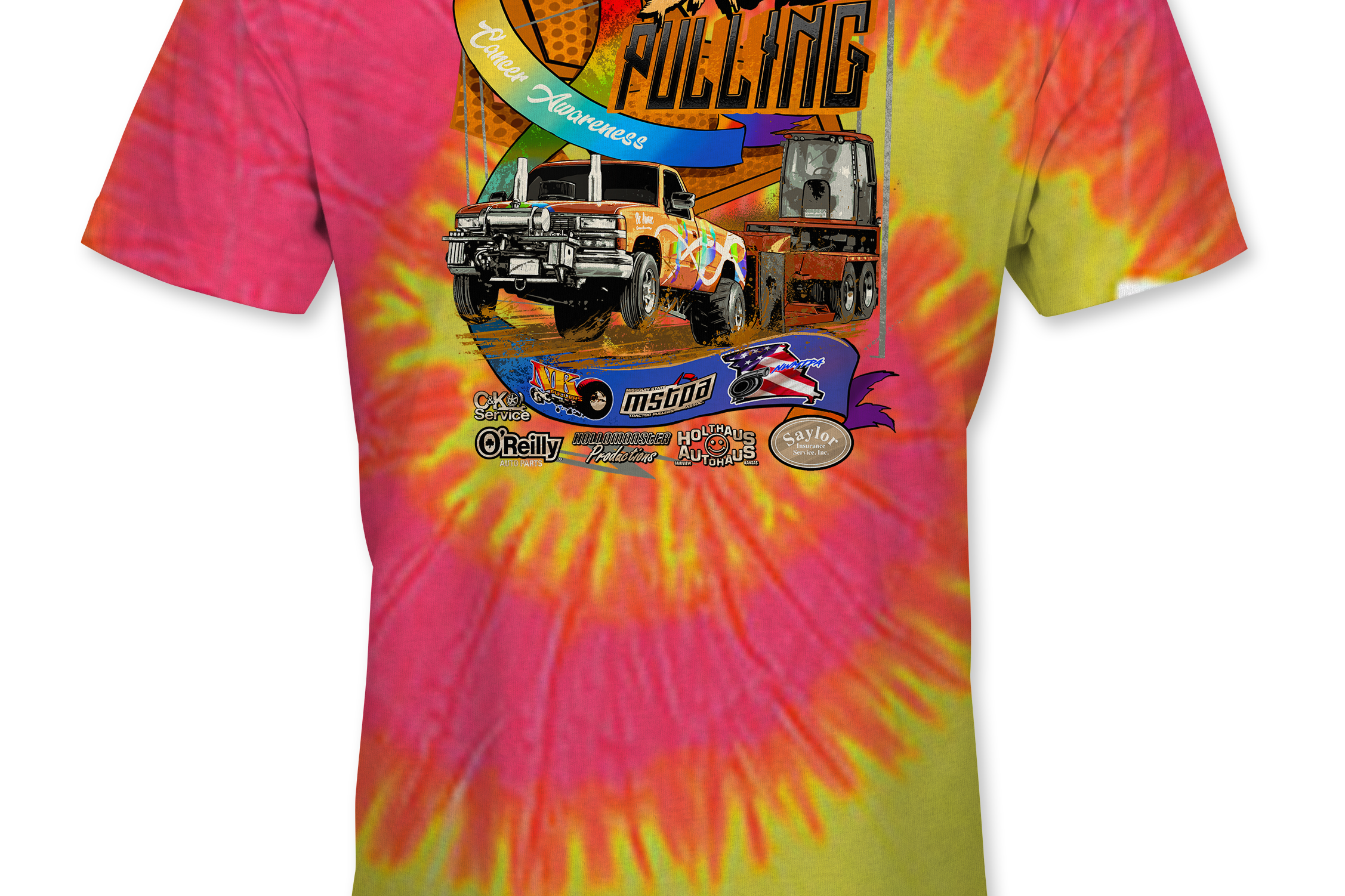 Davis Pulling 2024 Tie Dye T-Shirts