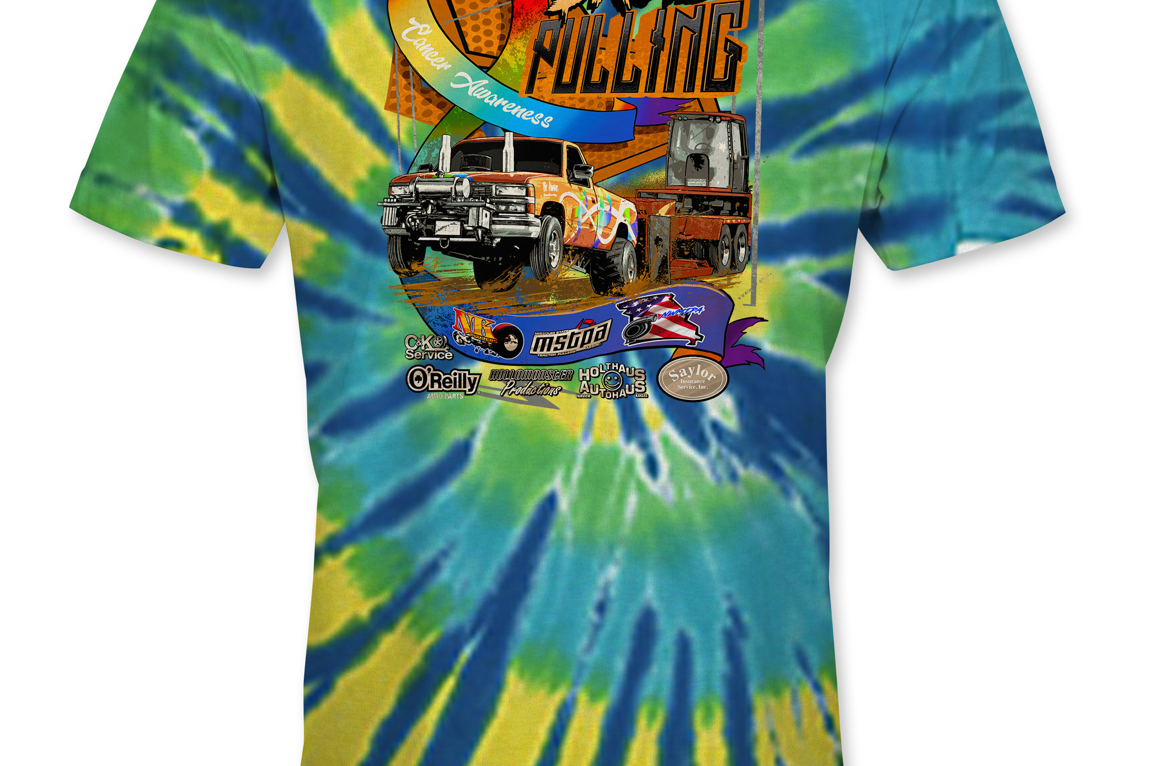Davis Pulling 2024 Tie Dye T-Shirts