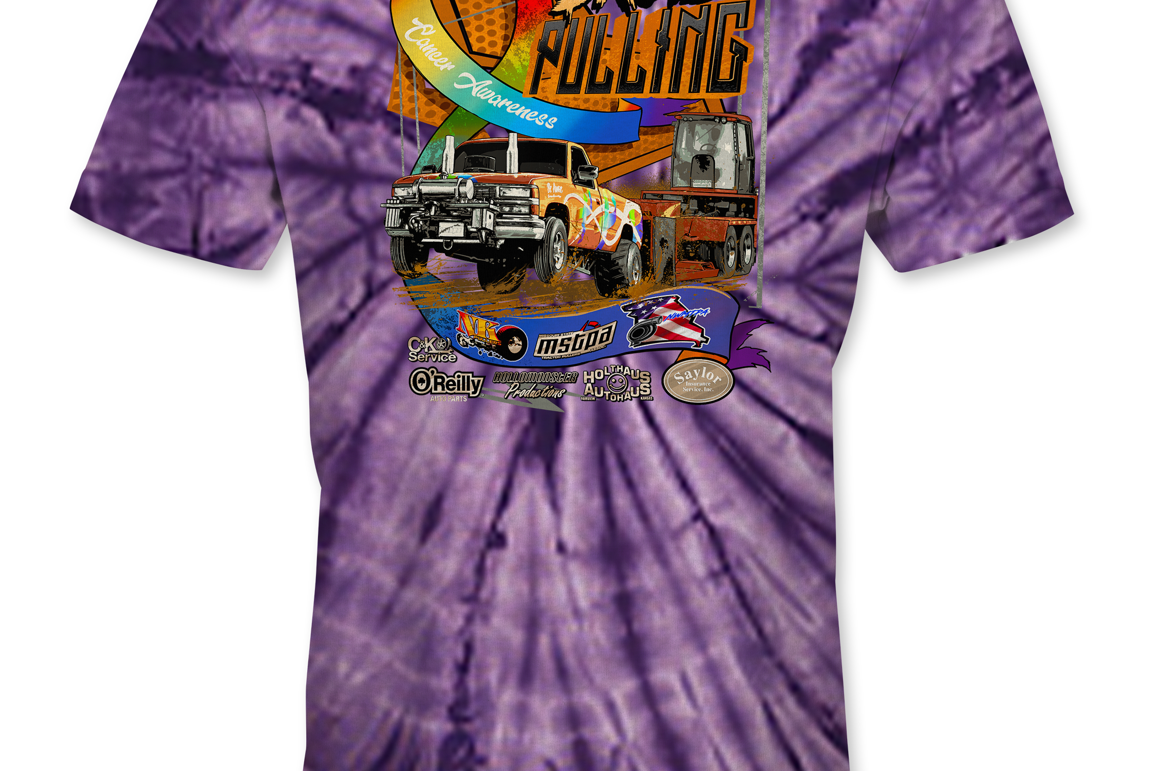 Davis Pulling 2024 Tie Dye T-Shirts