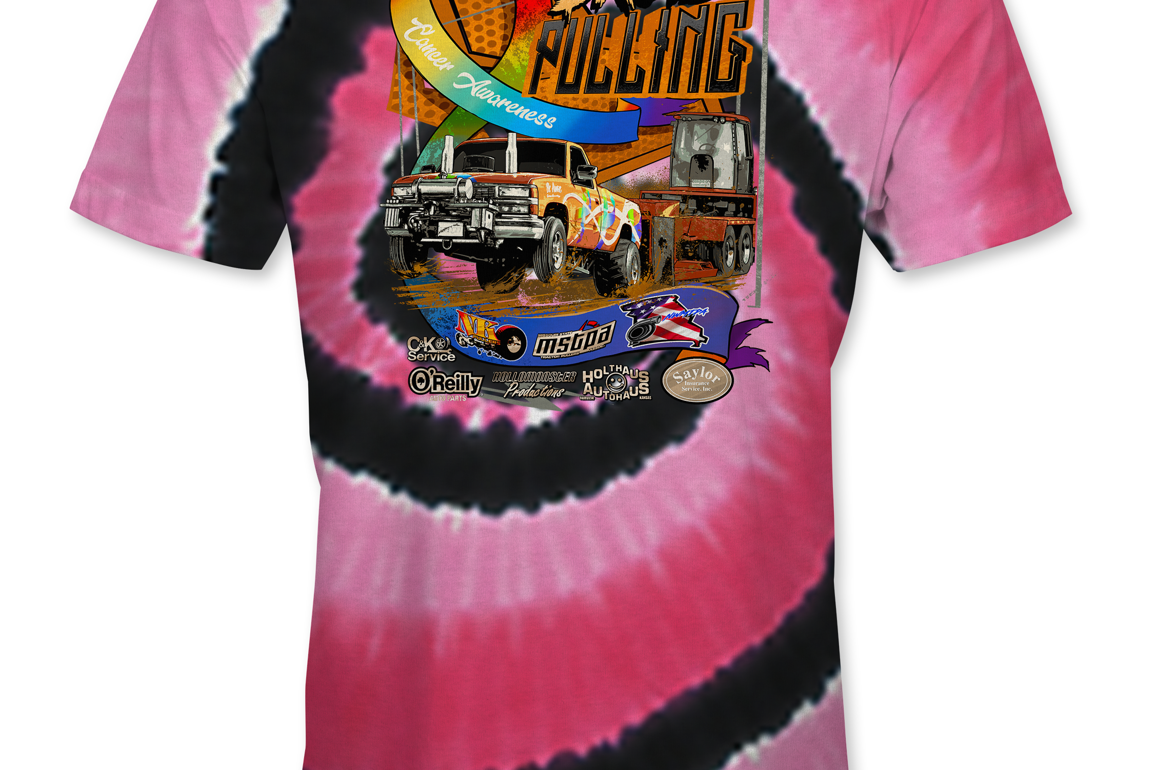 Davis Pulling 2024 Tie Dye T-Shirts
