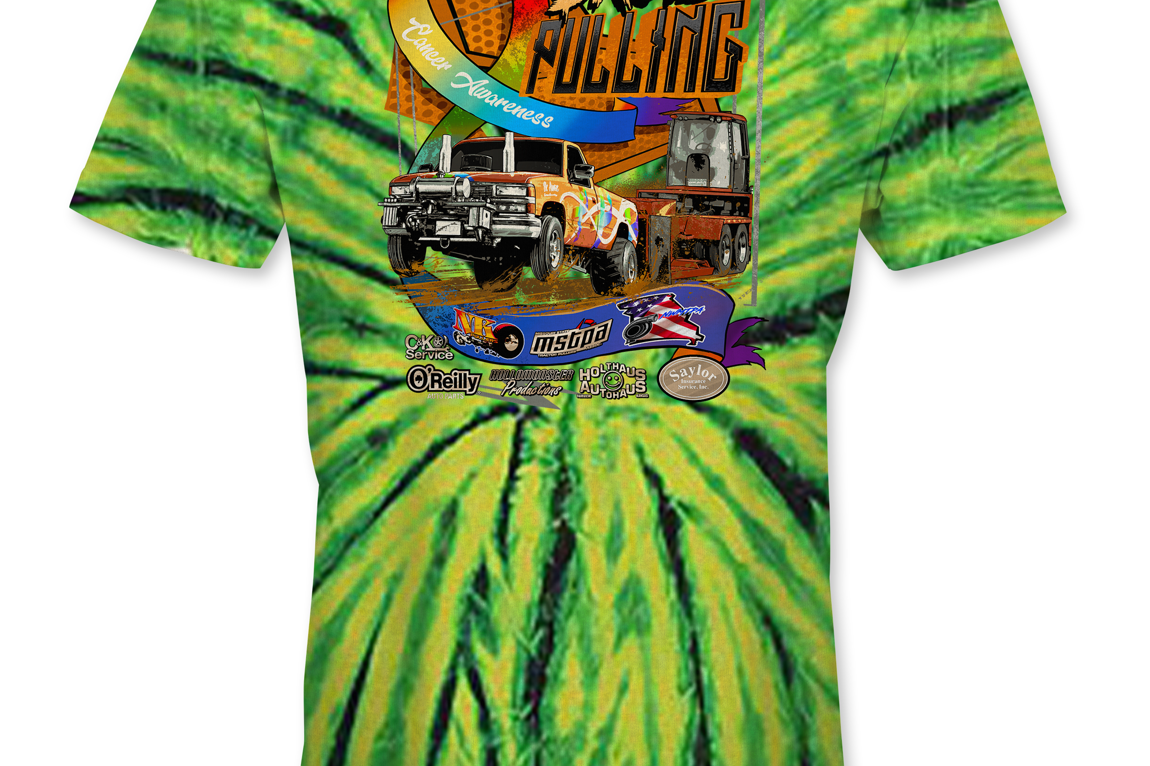 Davis Pulling 2024 Tie Dye T-Shirts