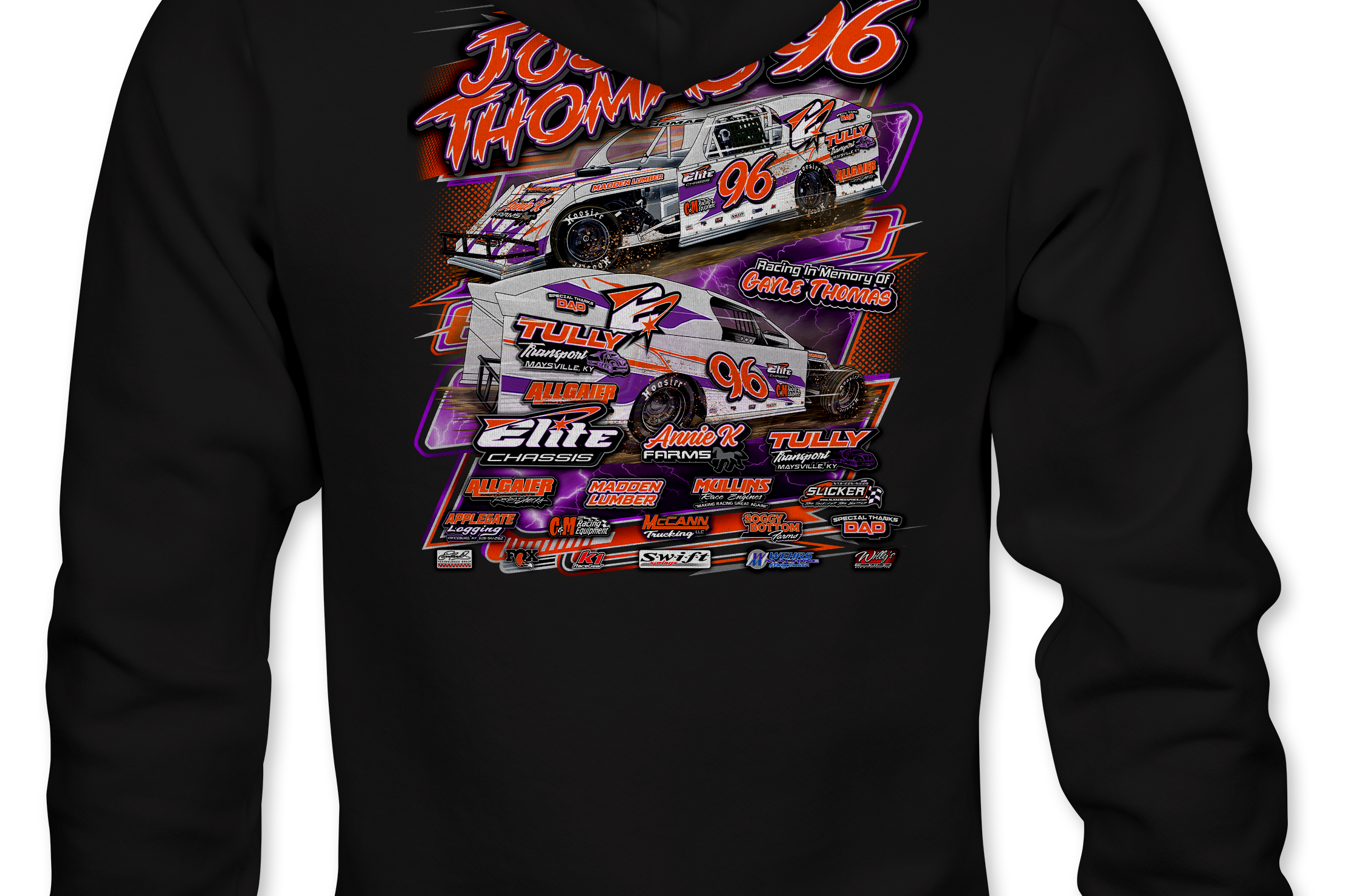 Josh Thomas Hoodies Black Acid Apparel