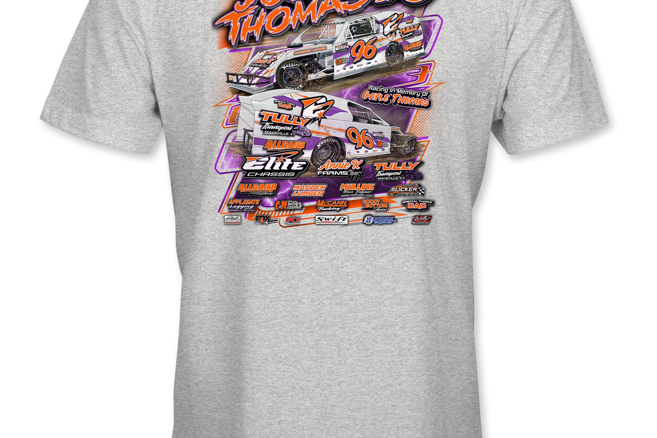 Josh Thomas T-Shirts Black Acid Apparel