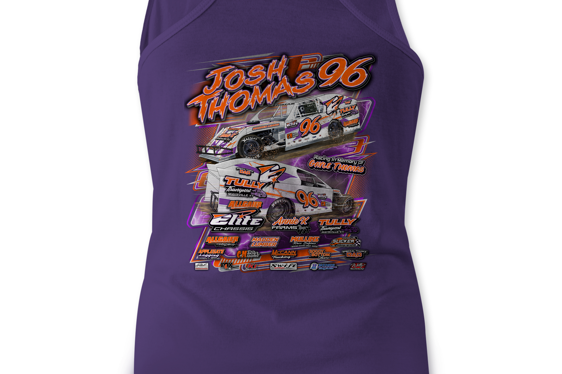 Josh Thomas Tank Tops Black Acid Apparel