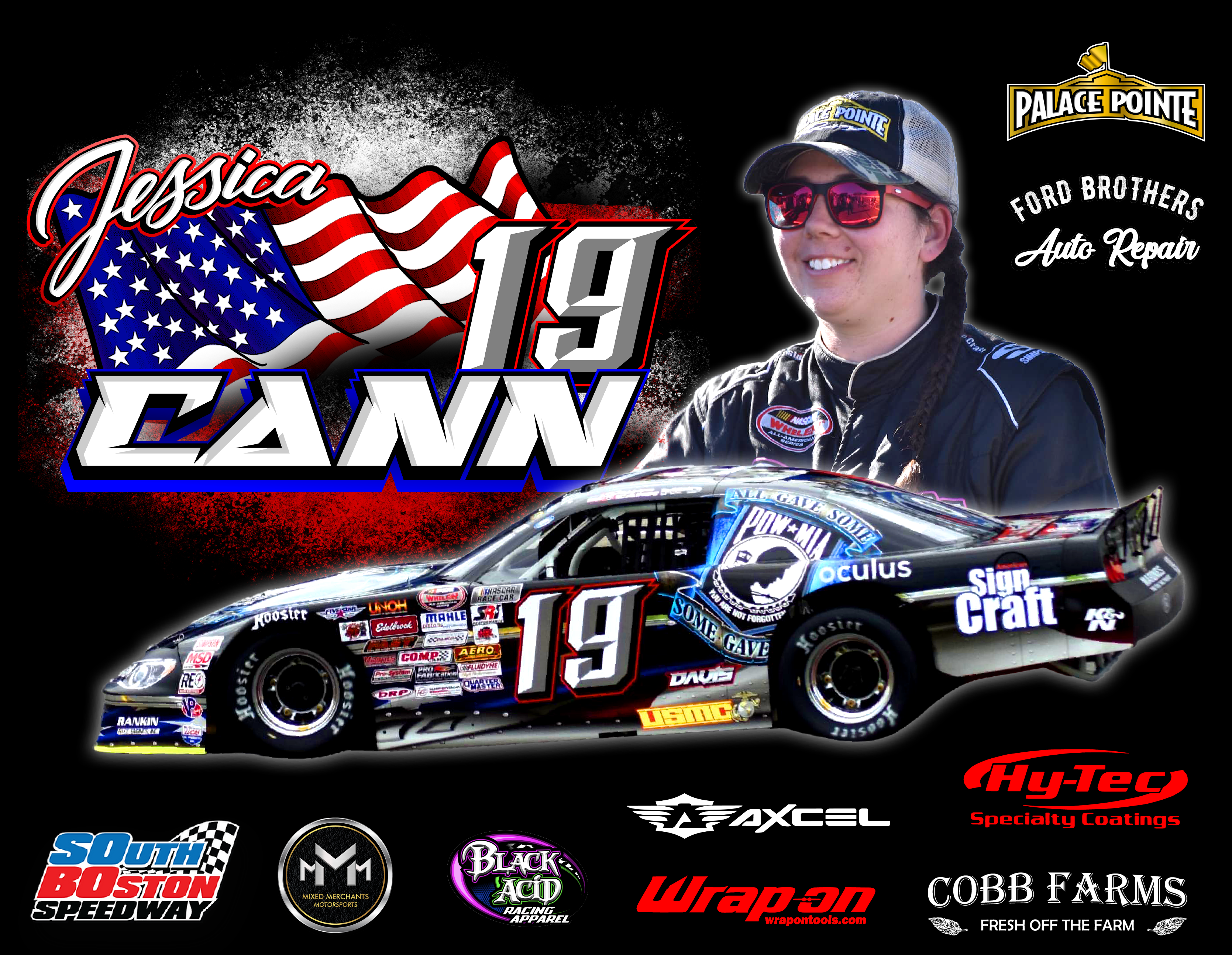 Jessica Cann Signed Hero Card - Black Acid Apparel