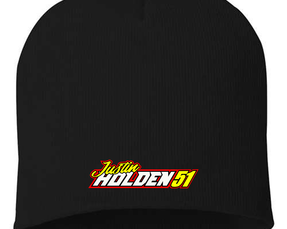 Justin Holden Beanies Black Acid Apparel