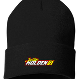 Justin Holden Beanies Black Acid Apparel