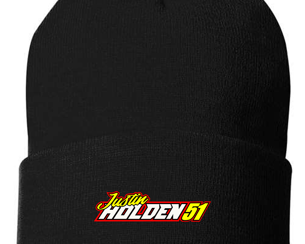 Justin Holden Beanies Black Acid Apparel