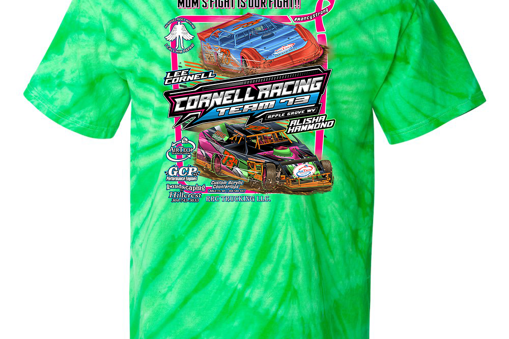 Cornell Racing TIE DYE Black Acid Apparel