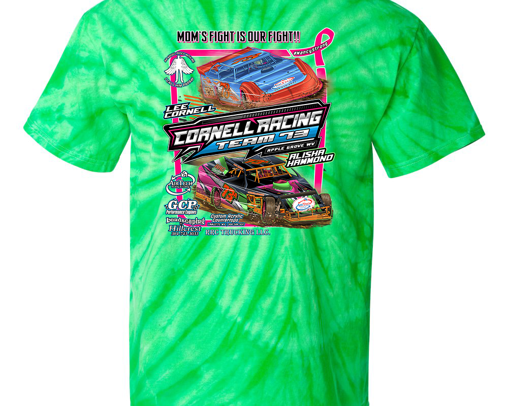 Cornell Racing TIE DYE Black Acid Apparel