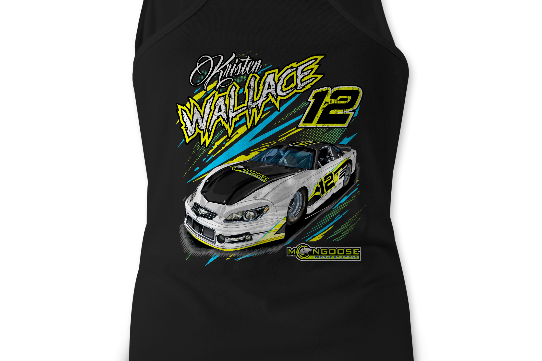 Kristen Wallace 2023 Tank Tops Black Acid Apparel