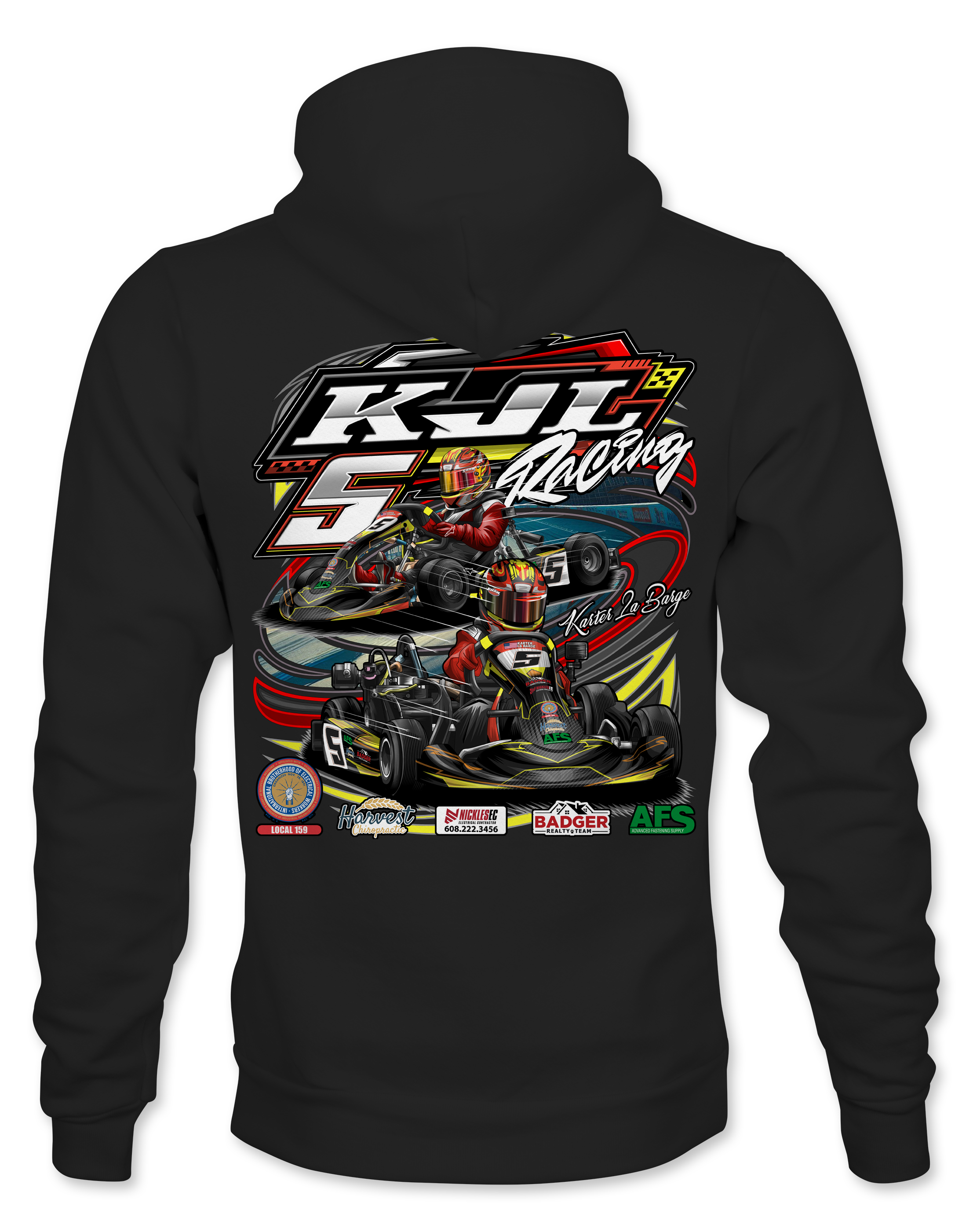 KJL Racing Hoodies – Black Acid Apparel