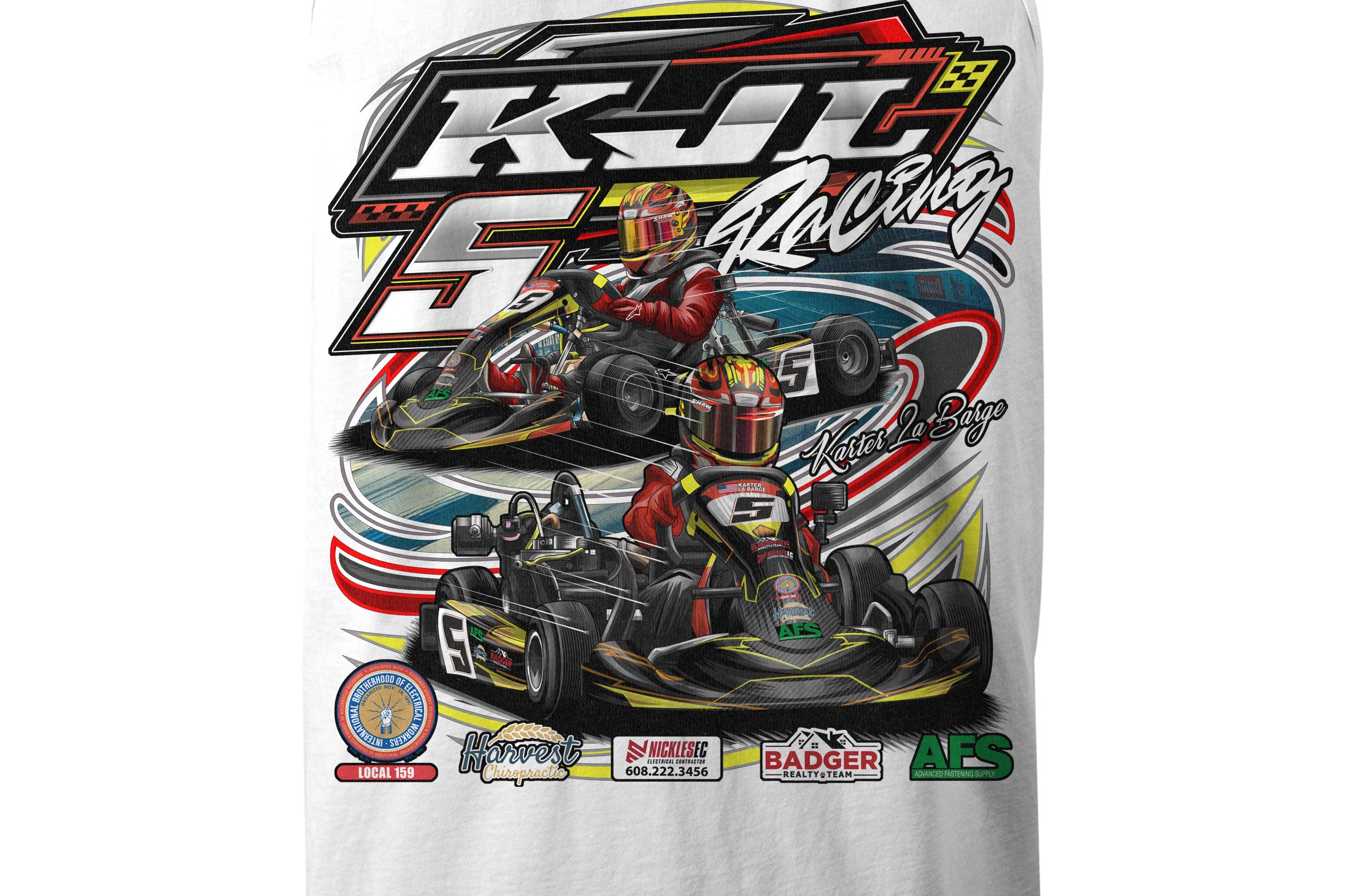 KJL Racing Tank Tops