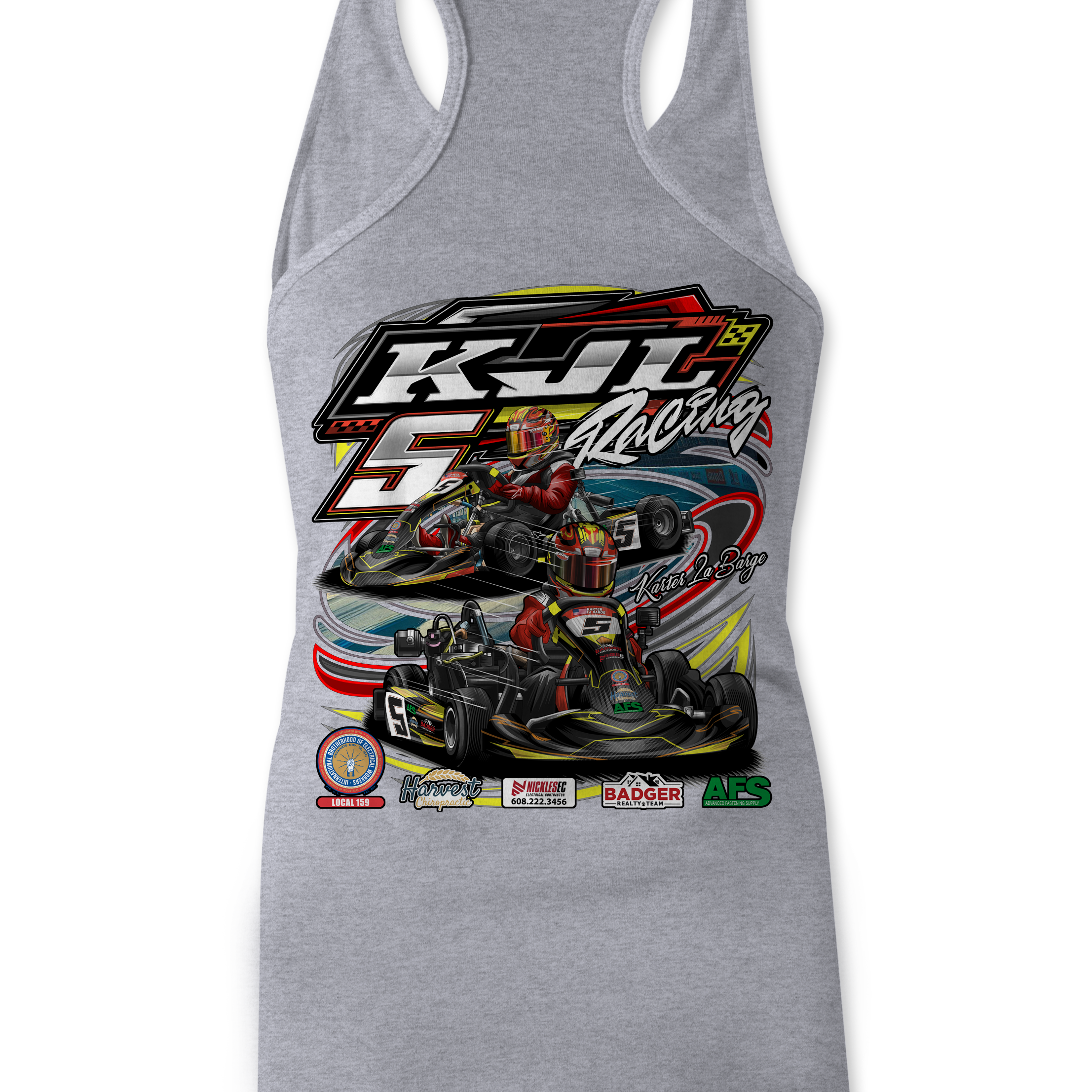 KJL Racing Tank Tops