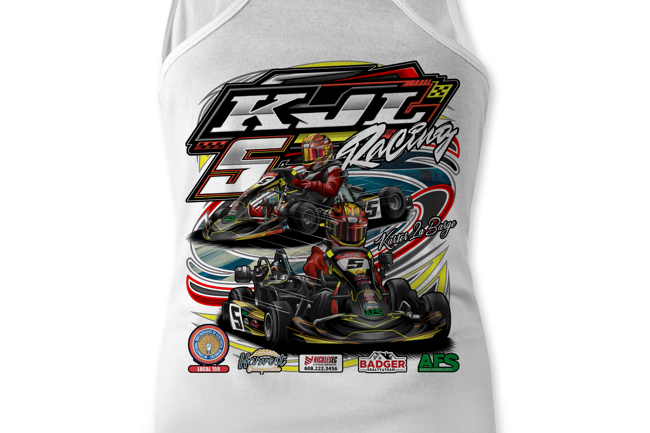 KJL Racing Tank Tops