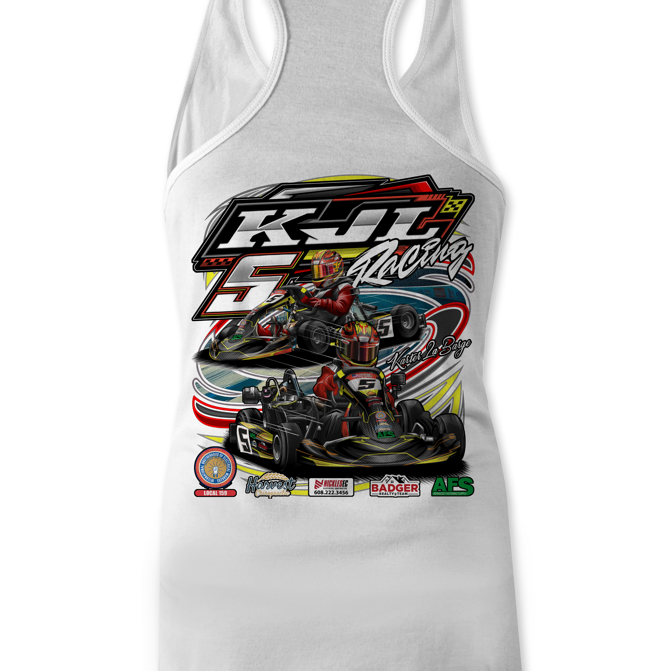 KJL Racing Tank Tops